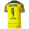 Camiseta de fútbol BVB Borussia Dortmund Erling Haaland 9 Primera Equipación 2021/22 - Hombre